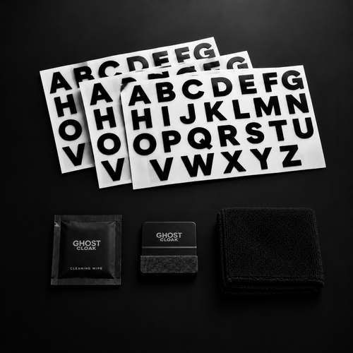 Ghost Anti-Radar Letters Kit