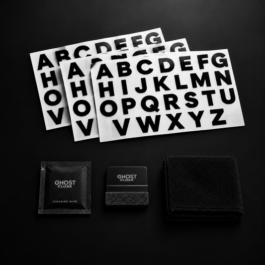 Ghost Anti-Radar Letters Kit