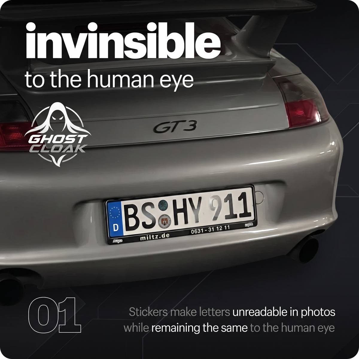 Ghost Anti-Radar Stickers
