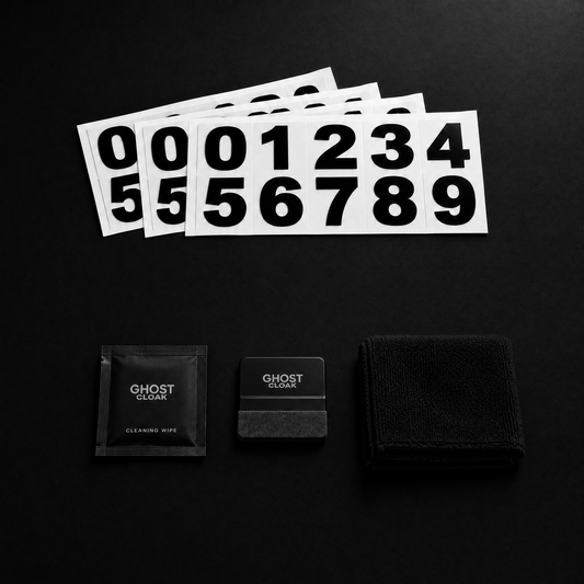 Ghost Anti-Radar Numbers Kit